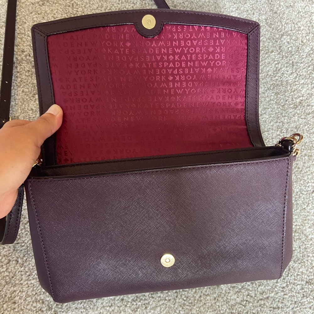 Deep purple Kate Spade crossbody